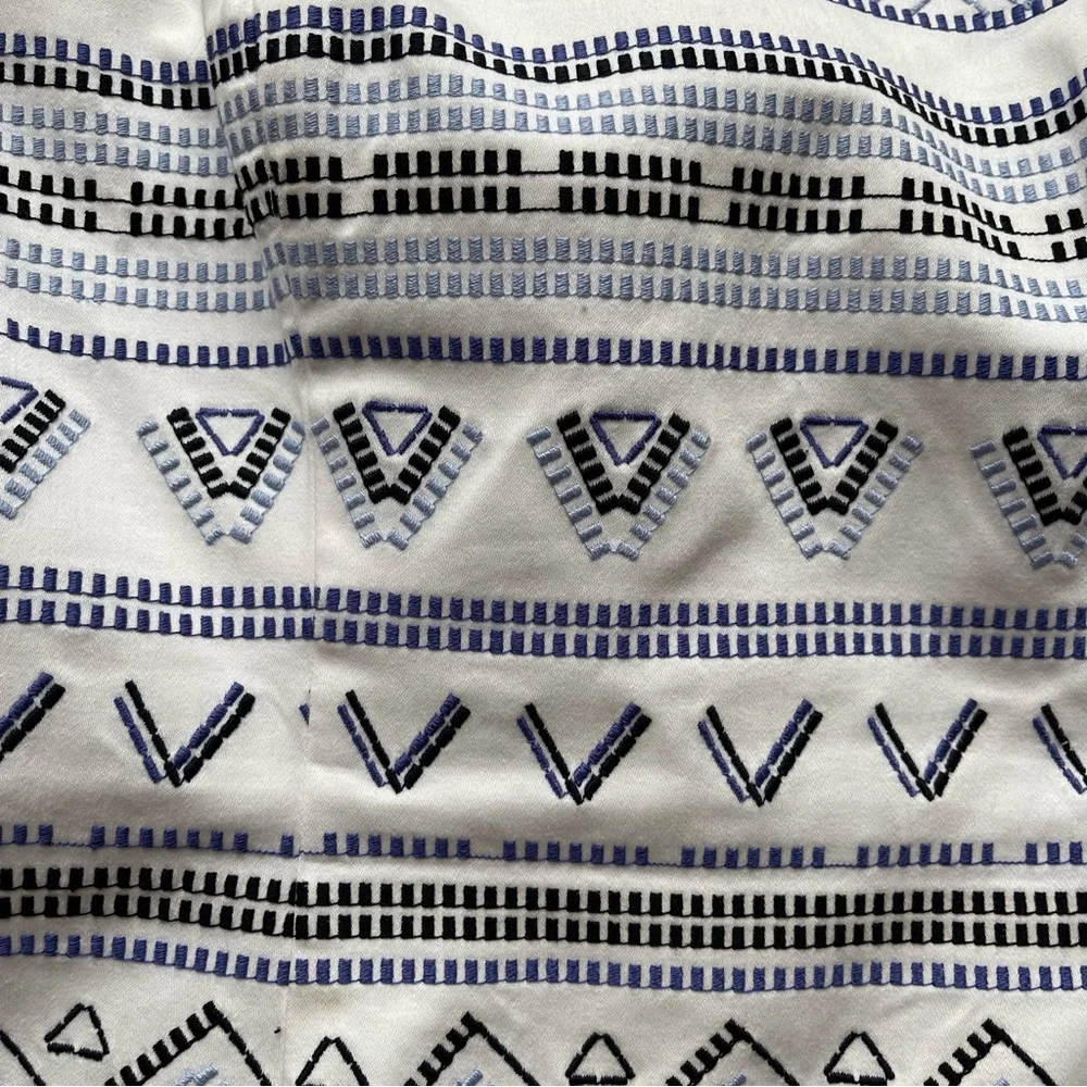 White, blue and black White House black market tube top - Picture 2 of 2